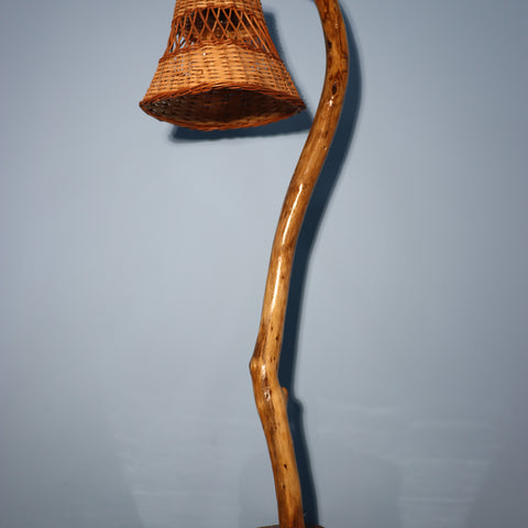 🌿 Handmade Mango Wood Wooden Lamp – Elegant Décor Lighting