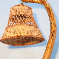 🌿 Handmade Mango Wood Wooden Lamp – Elegant Décor Lighting