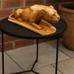 🐅 Handcrafted Wooden Tiger Sculpture
